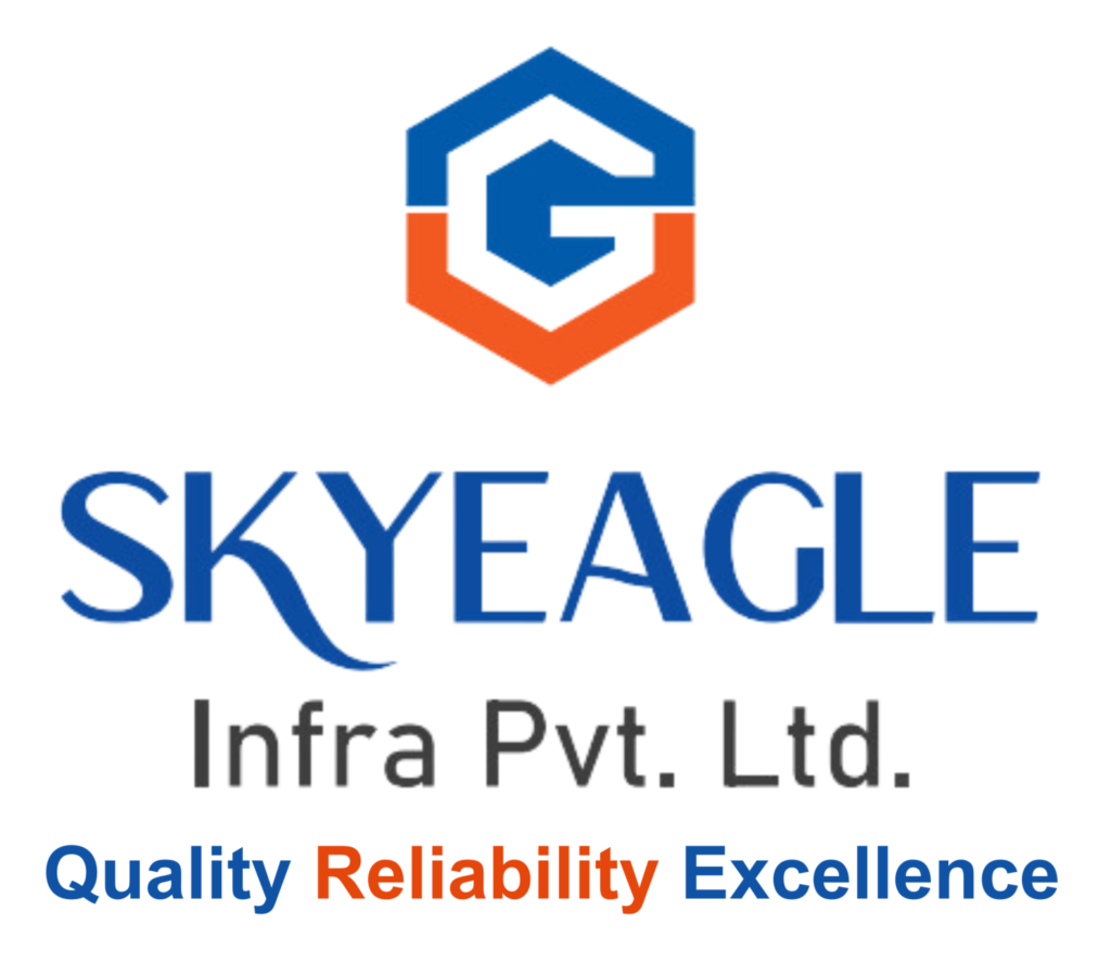 logo of g skyeagle infra with white background