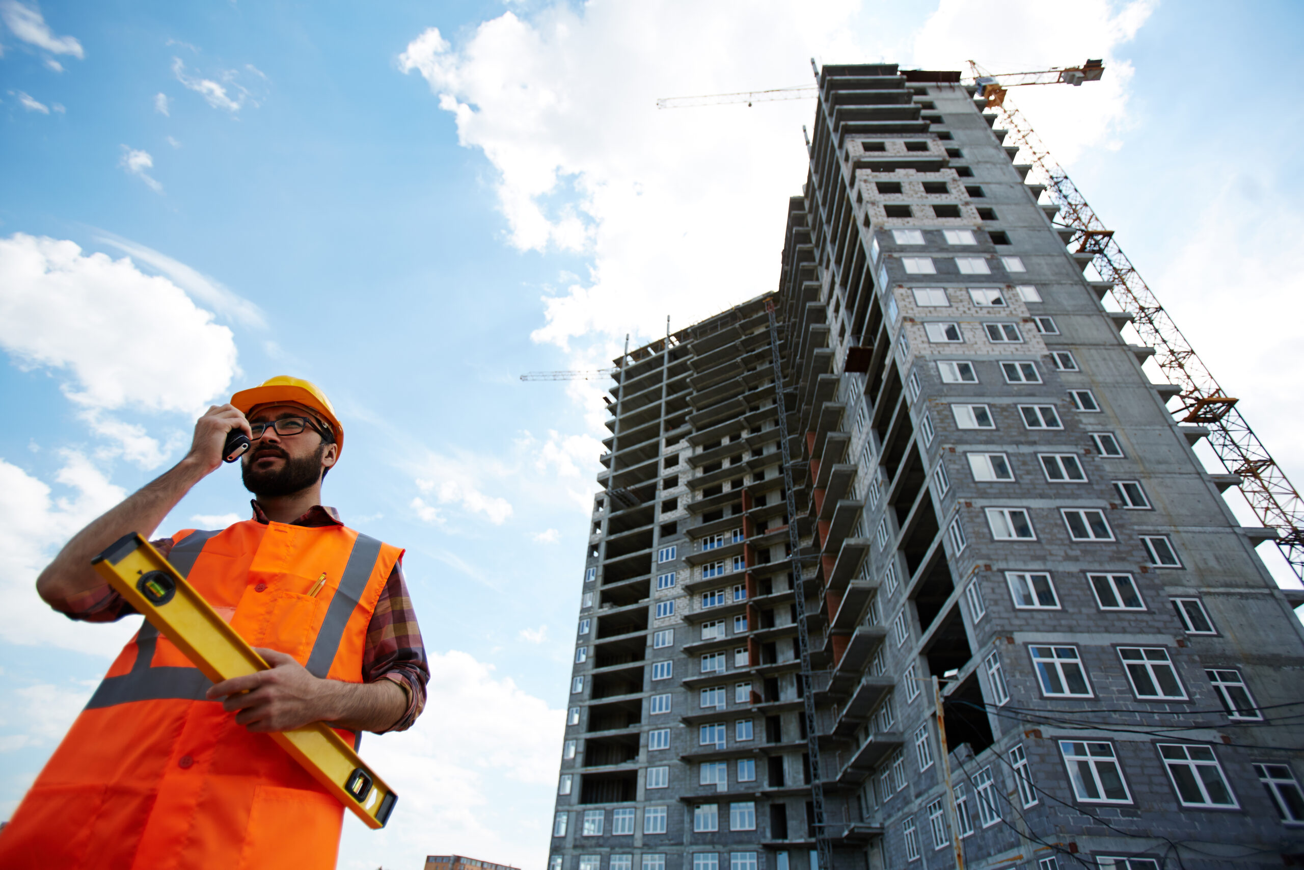 Worker-Standing-on-a-Turnkey-Project-Site